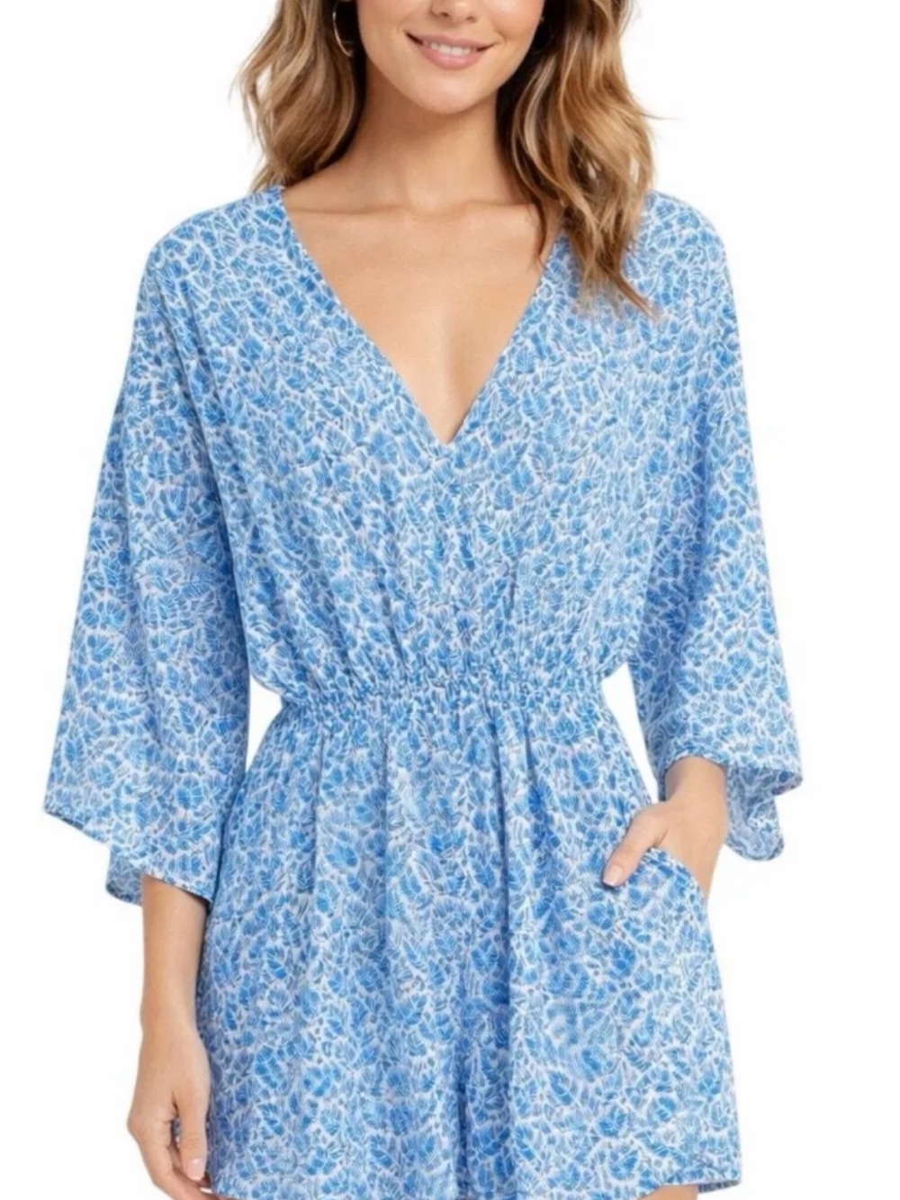 Pink Lily Romper